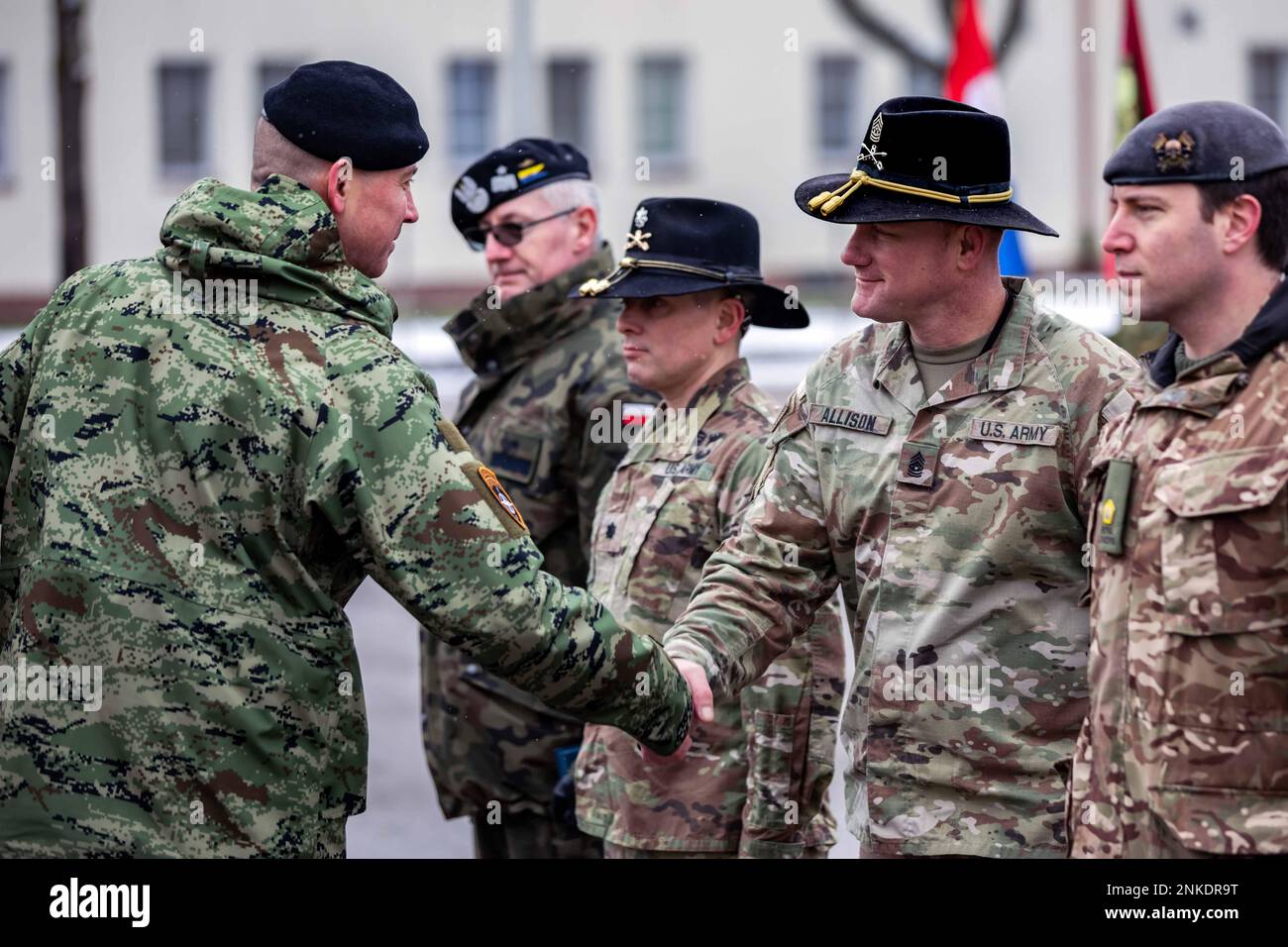 Bemowo Piskie, Polonia. 24th de enero de 2023. El Mayor del Ejército