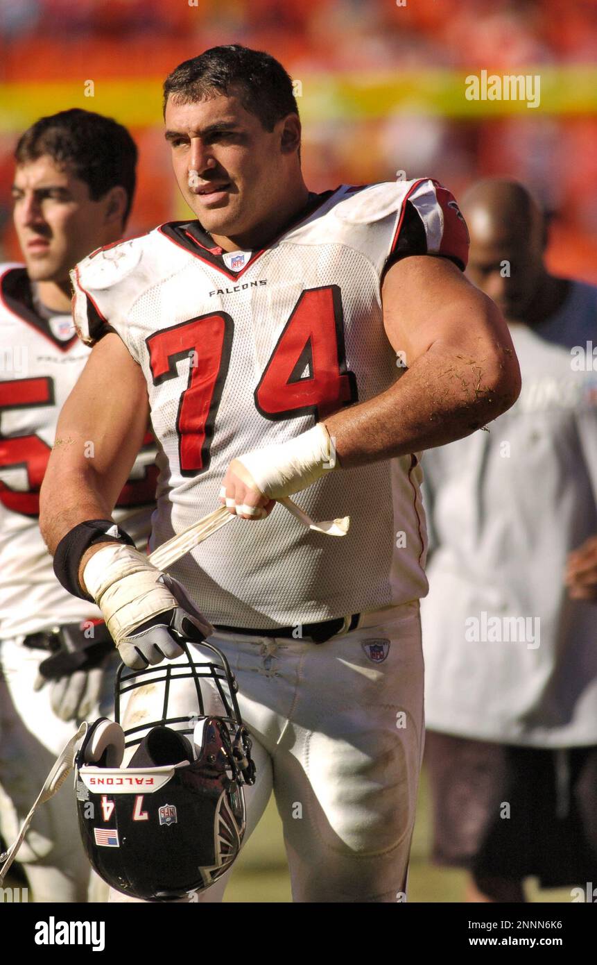24 October 2004: Atlanta Falcons Todd Weiner during the Kansas City