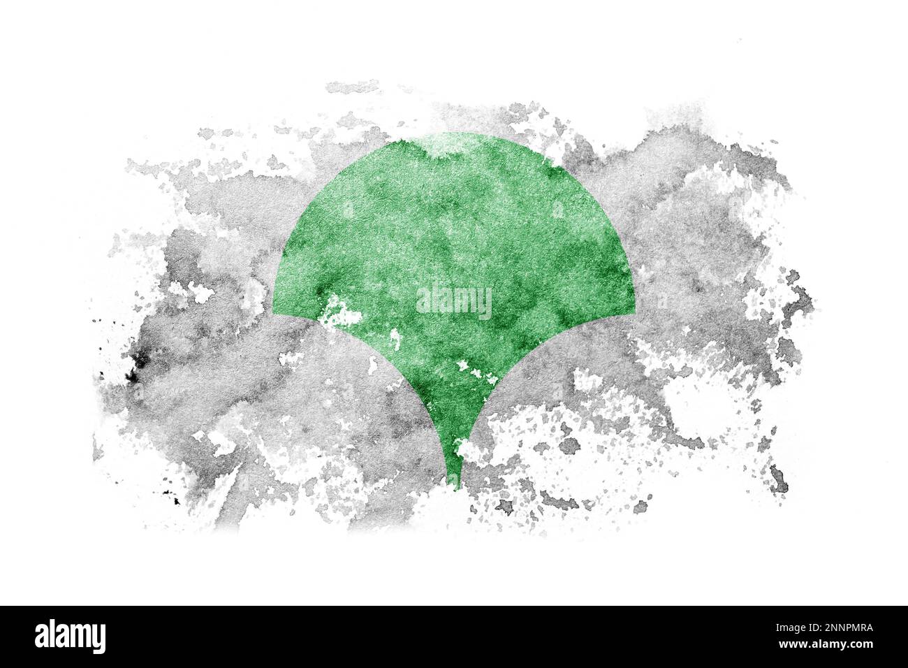 Japón, japonés, fondo de la bandera de Tokio pintado en papel blanco