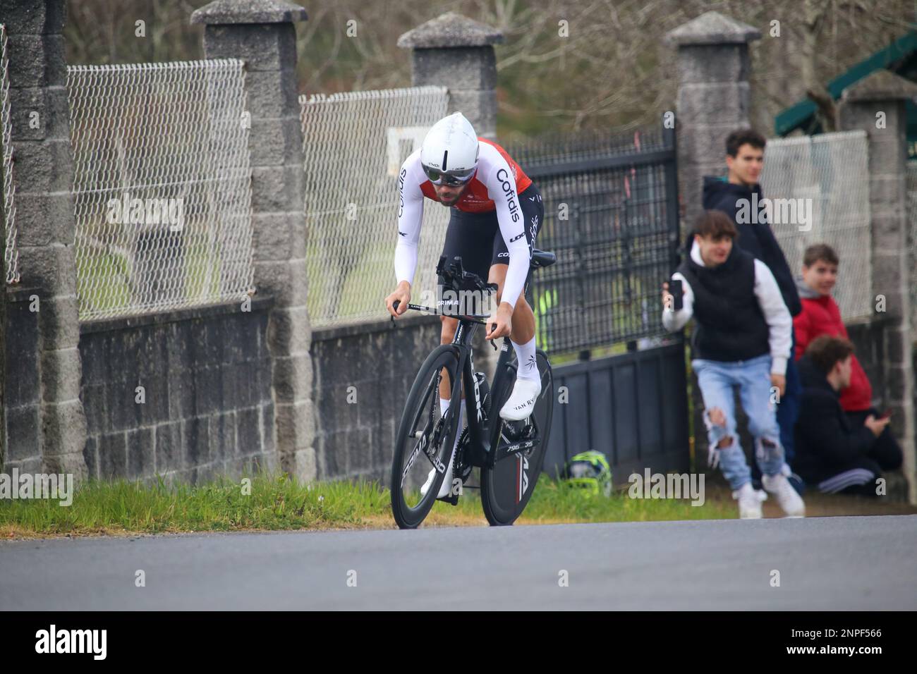 Teo, España, 26th de febrero de 2023 El piloto de Cofidis Jesús Herrada durante la 4th etapa de