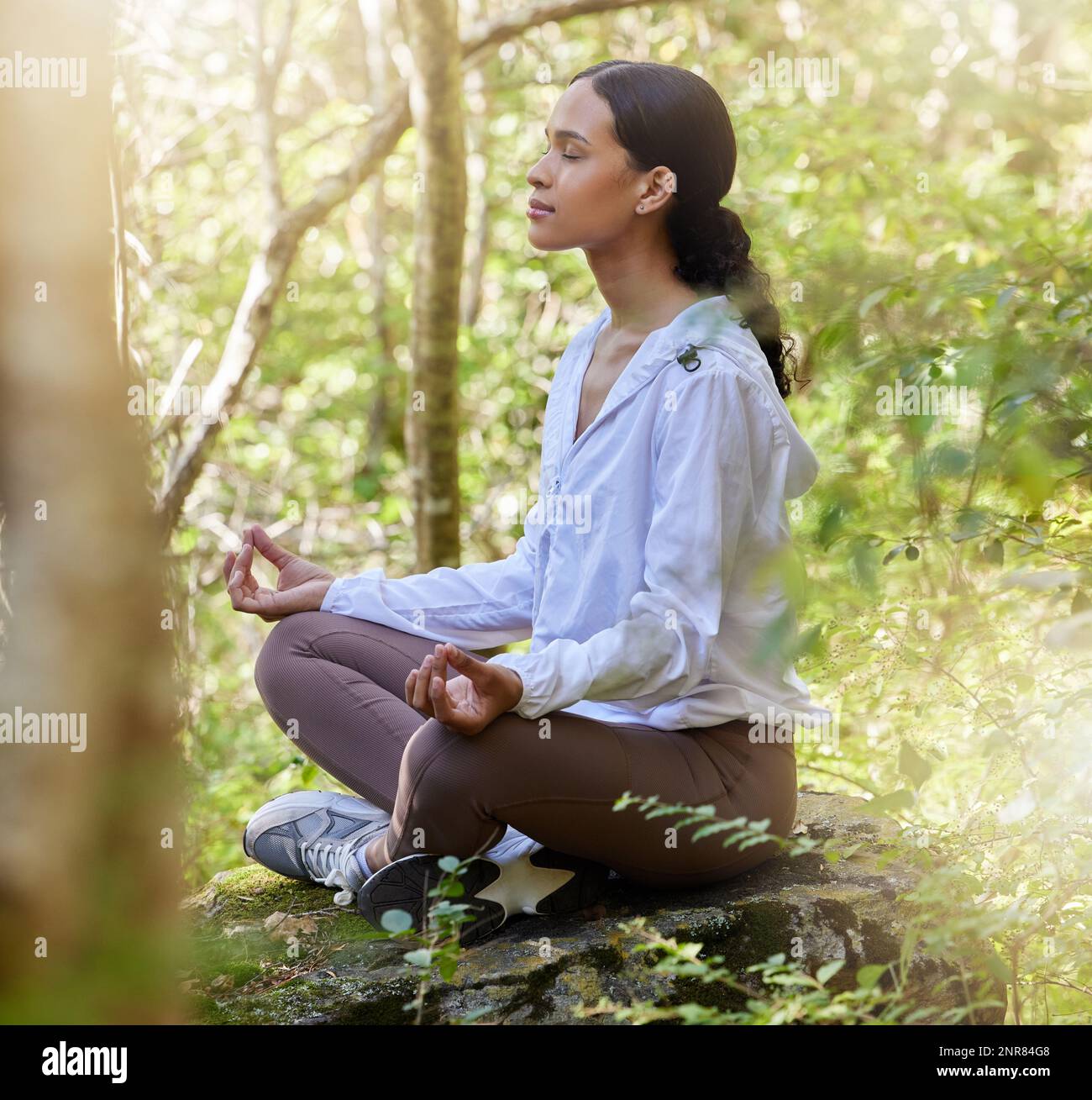 160+ Mujer De Ascendencia Africana Practicar Yoga Zen Meditación