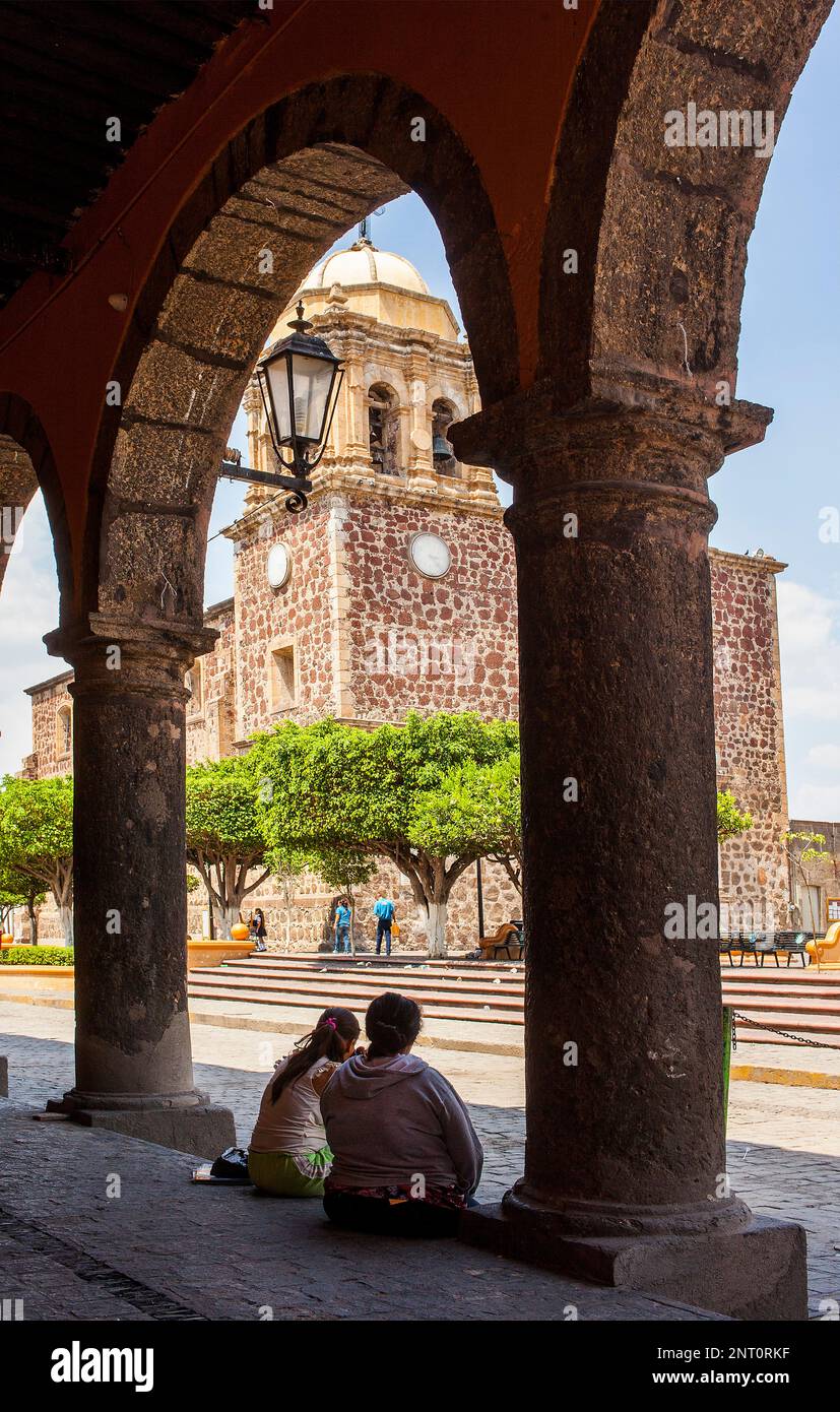 La plaza principal, de la ciudad de Tequila, Jalisco, México Fotografía