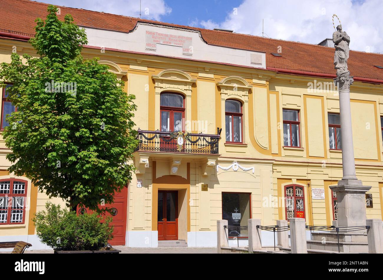 Palacio del Obispo, Biskupský palác, Rožňava, Rozsnyó, Región de Košice, República Eslovaca, Europa Foto de stock
