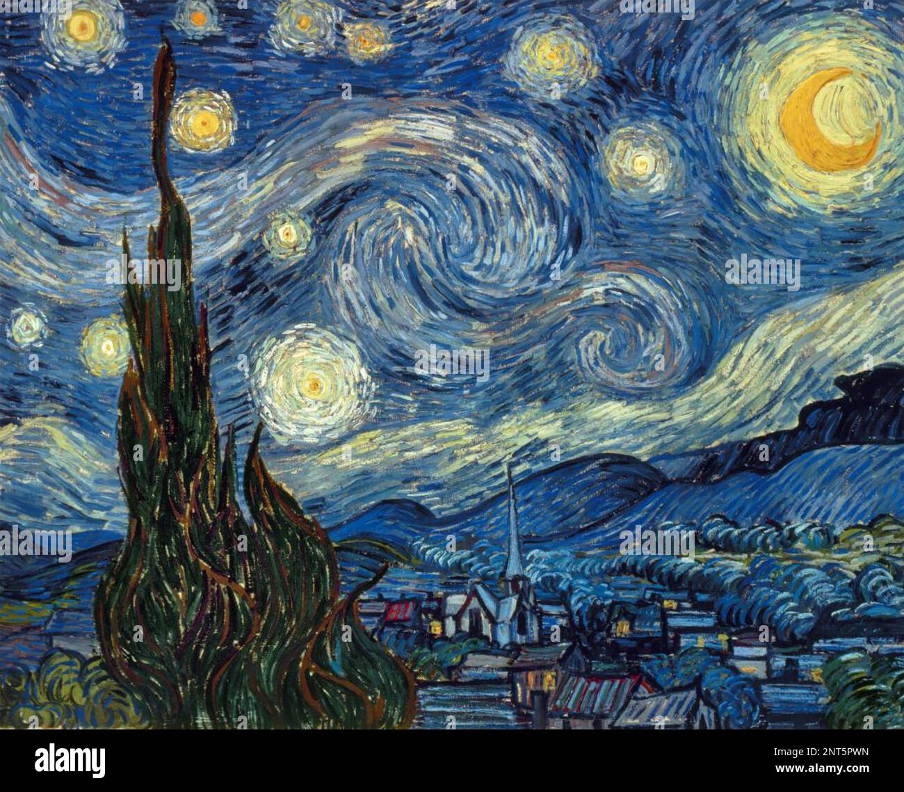 Van gogh pintando noche estrellada fotografías e imágenes de alta  resolución - Alamy