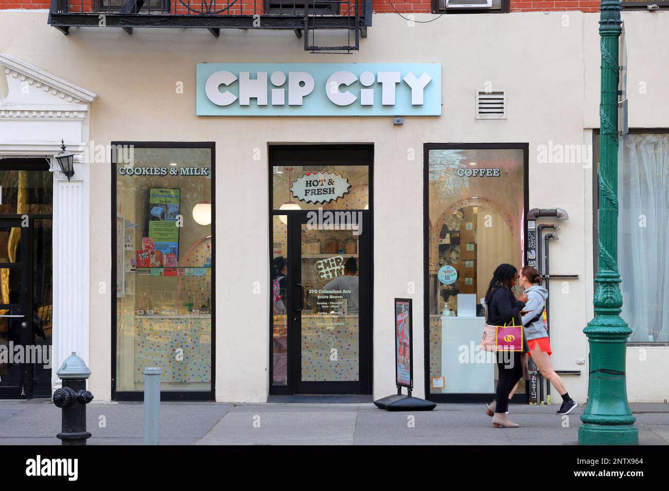 Chip City, 370 Columbus Ave, Nueva York. Foto de la tienda de Nueva York de una tienda de galletas en el barrio Upper West Side de Manhattan. Foto de stock