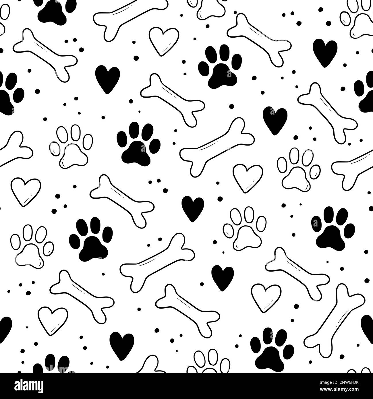 Dog bone print background fotografías e imágenes de alta resolución - Alamy