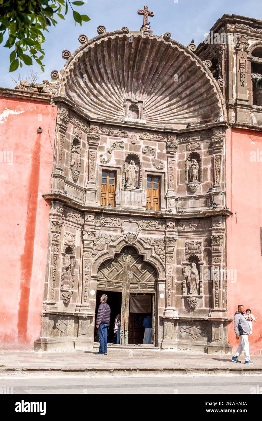 San Miguel de Allende Guanajuato México,Historico Centro histórico Zona Centro,Iglesia de Nuestra Señora de la Salud Templo de Nuestra Señora de La Salu Foto de stock