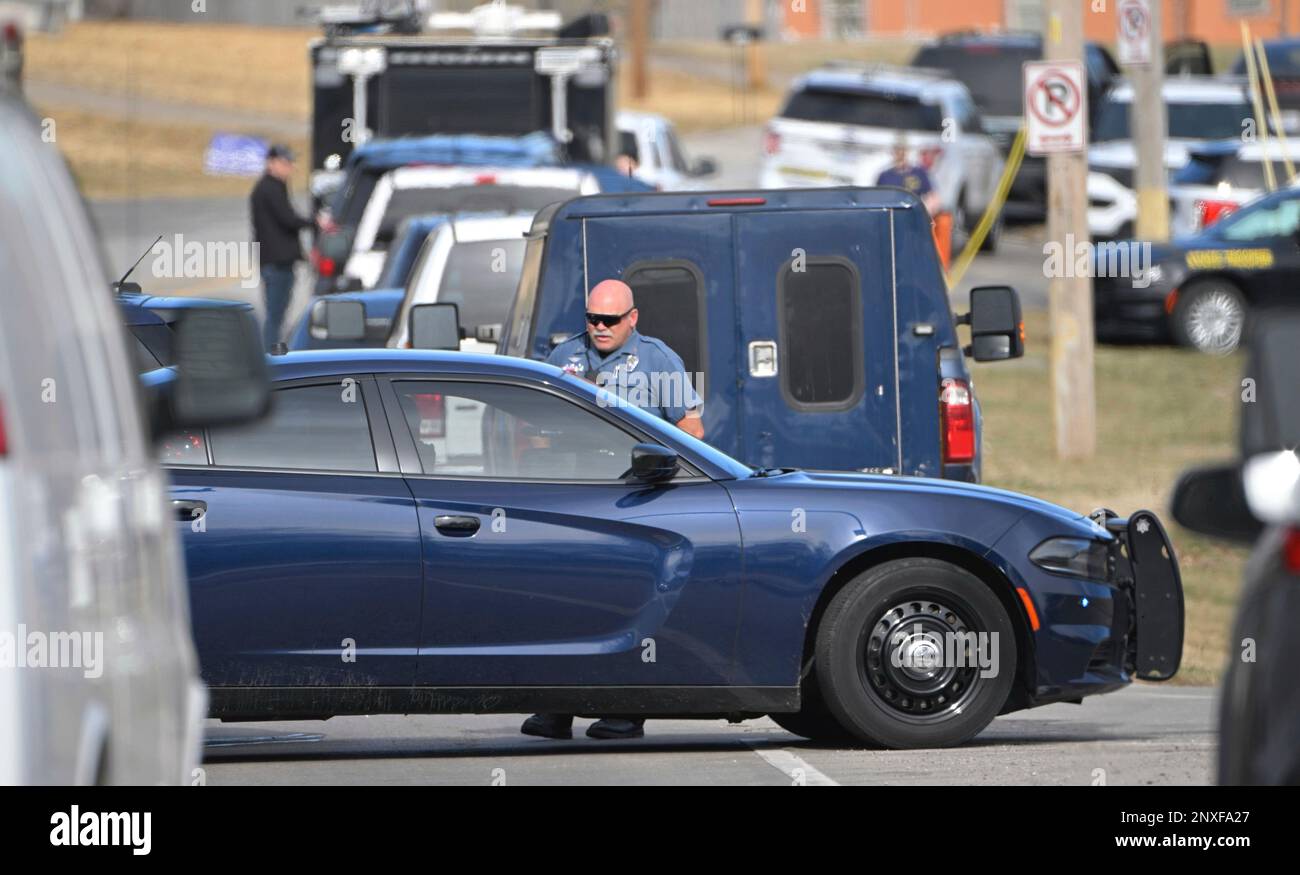 Law enforcement officers were on the scene in Kansas City, Missouri