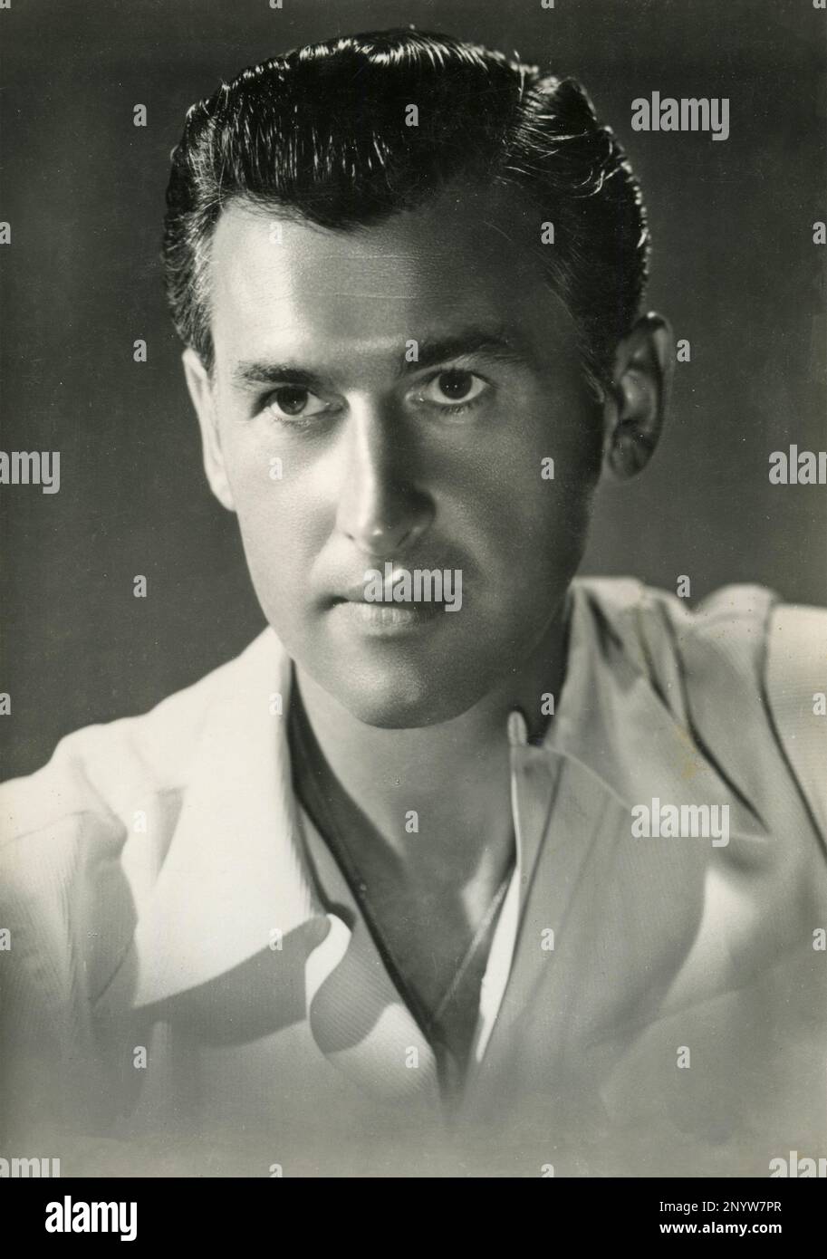 El actor estadounidense Stewart Granger en la película El prisionero de Zenda, EE.UU. 1952 Foto de stock