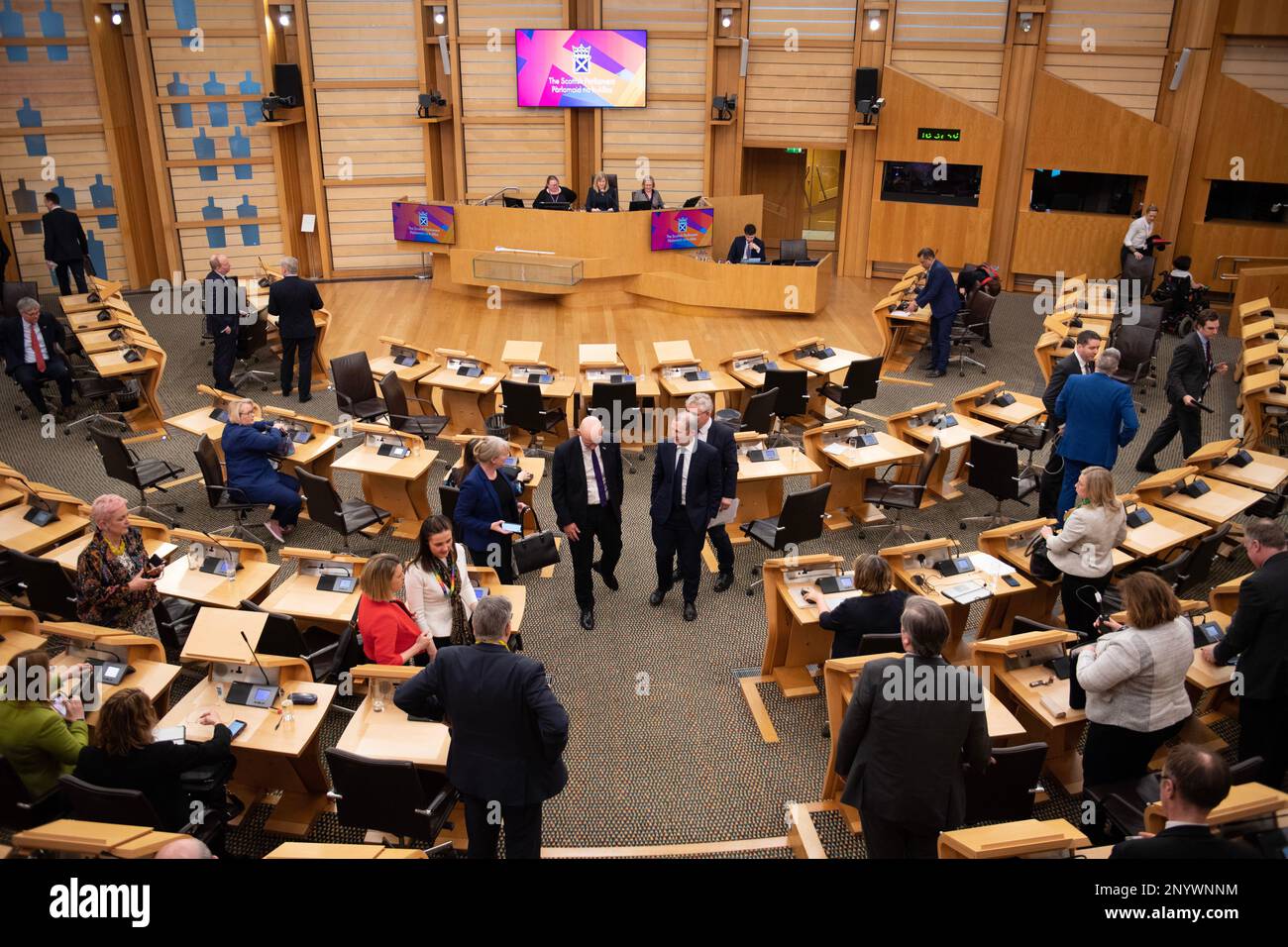 Edimburgo, Escocia, Reino Unido. 2nd de marzo de 2023. EN LA FOTO: John Swinney MSP, Primer Ministro de Escocia, anunció su intención de dimitir. Hoy, a las 3pm en su cuenta de twitter, dijo: “Después de casi 16 años como Ministro, he escrito hoy al Primer Ministro para decirle que cuando su sucesor sea nombrado dejaré el Gobierno. Servir a Escocia ha sido el privilegio de mi vida. Gracias.” Crédito: Colin D Fisher/CDFIMAGES.COM Crédito: Colin Fisher/Alamy Live News Foto de stock