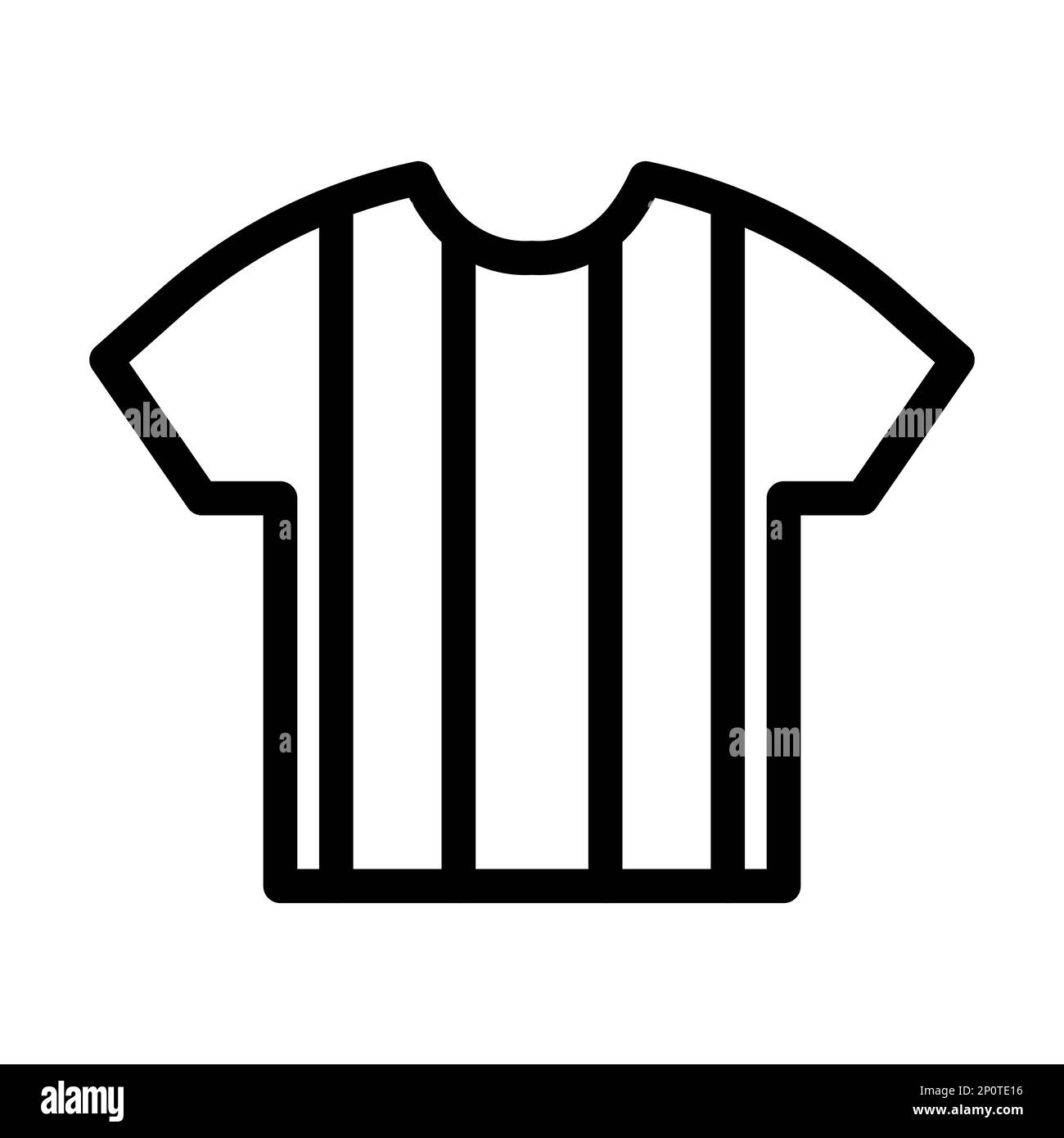 Icono de línea gruesa del vector de la camisa del árbitro para uso personal  y comercial Fotografía de stock - Alamy