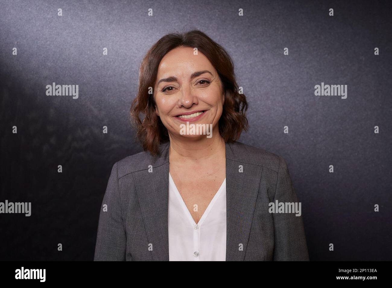 The director of the newspaper 'El País', Pepa Bueno, poses for Europa Press  at the newspaper 'El País' on March 3, 2023, in Madrid (Spain). Pepa Bueno  began her career in the