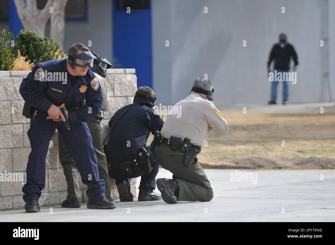 San Bernardino County Sheriff Department, Barstow Police Department and