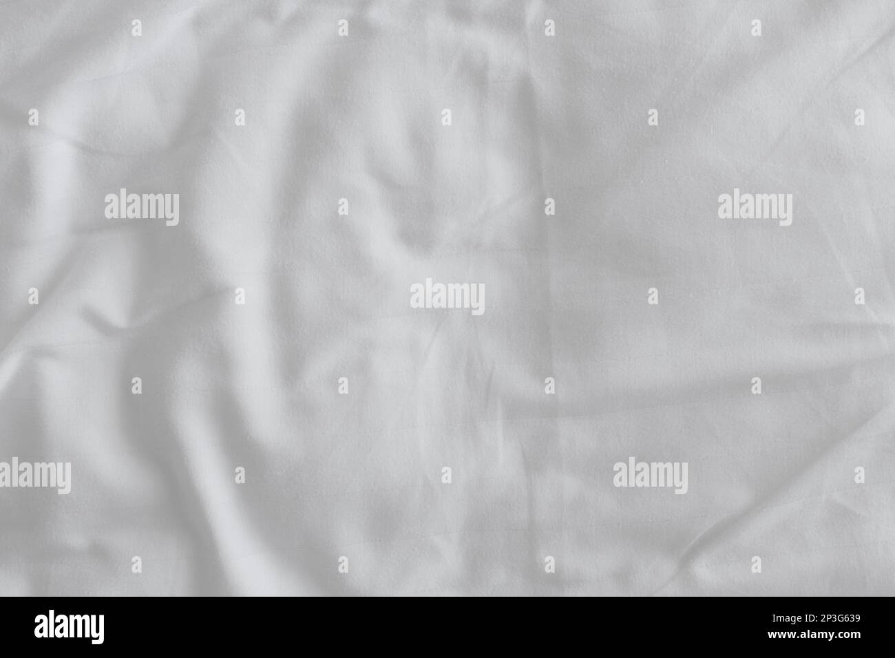Textura de sábanas blancas arrugadas como fondo, vista superior Fotografía  de stock - Alamy