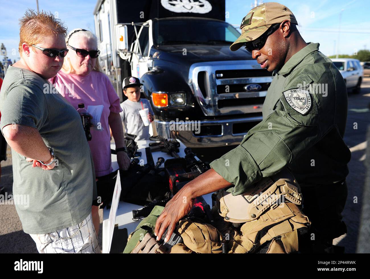Abilene Police Officer Alfred Dixon describes the uses of his SWAT team