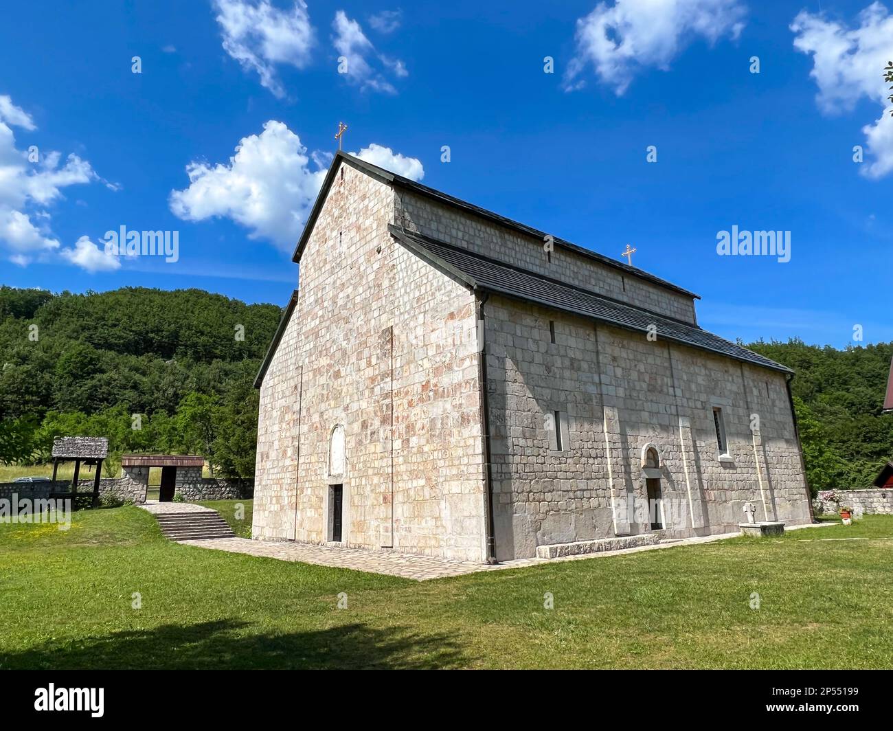 Dormición de la Iglesia Madre de Dios, Montenegro Foto de stock