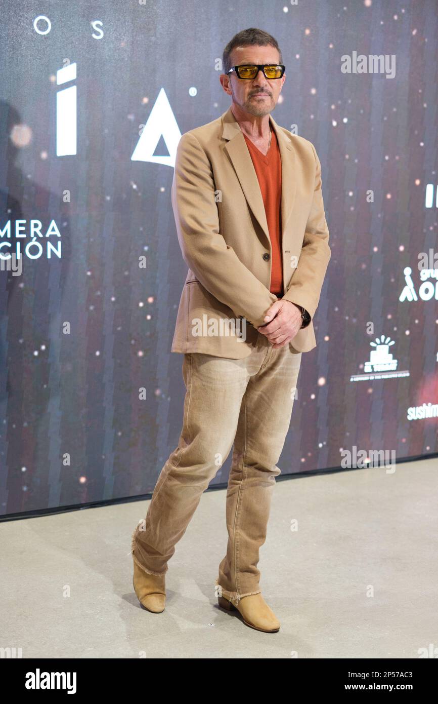 Antonio Banderas asiste a la fiesta de presentación de los Premios Talia en  Madrid. (Foto por Atilano Garcia / SOPA Images/Sipa USA Fotografía de stock  - Alamy