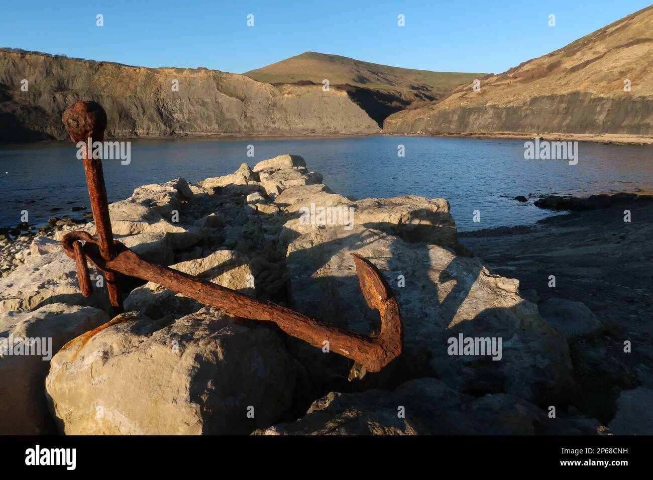 Piscina de Chapman, Costa Jurásica, Isla de Purbeck, Patrimonio de la Humanidad de la UNESCO, Dorset Sur, Inglaterra, Reino Unido, Europa Foto de stock