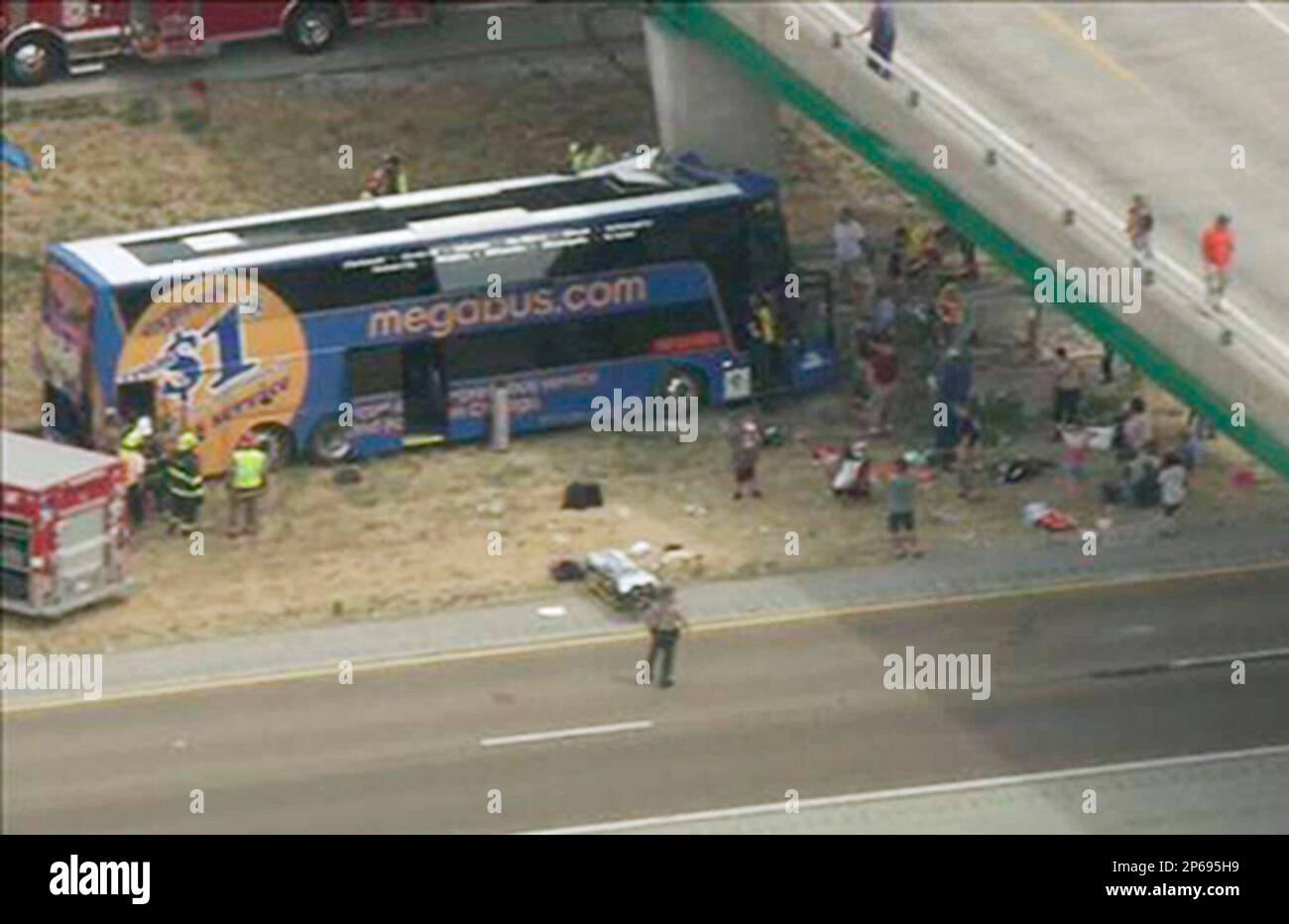 In this photo from video provided by KSDKTV NewsCenter5 in St. Louis