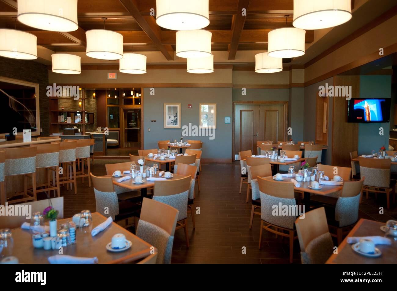 Tables are set at Nbakade, meaning "I'm hungry" in Ojibwe, a full