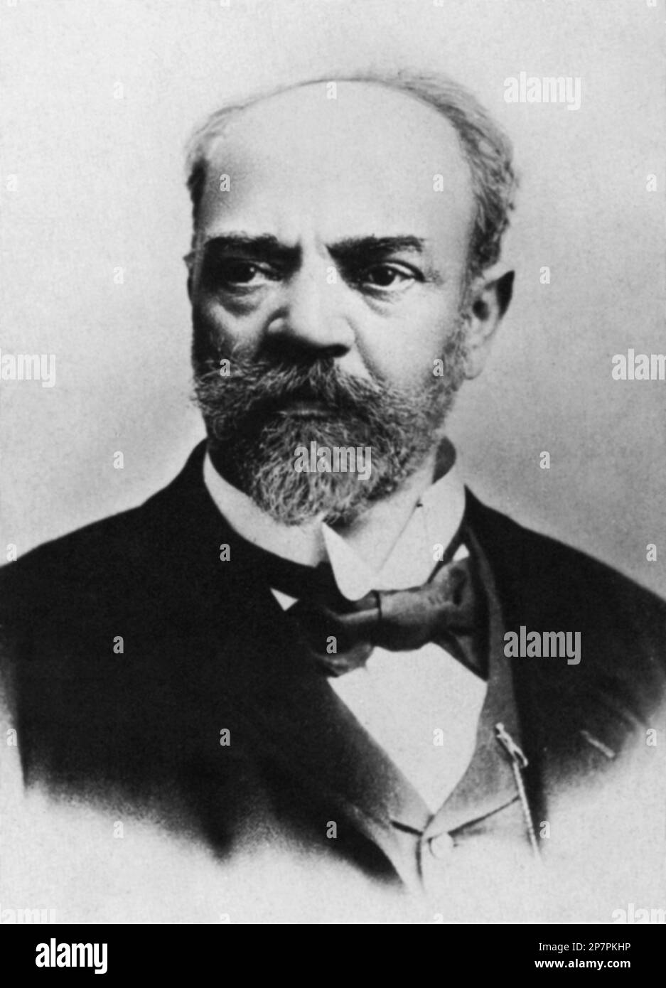 1890 c, AUSTRIA: El compositor de música bohemia ANTONIN DVORAK ( 1841 - 1904 ). Utilizó temas folclóricos estadounidenses en la SINFONÍA DEL NUEVO MUNDO , que compuso mientras dirigía un conservatorio en Nueva York. - COMPOSITORE - OPERA LIRICA - CLÁSICA - CLÁSICA - RETRATO - RITRATTO - MUSICISTA - MÚSICA - barba - collar - colletto - lazo - cravatta - papillon - ARCHIVIO GBB Foto de stock