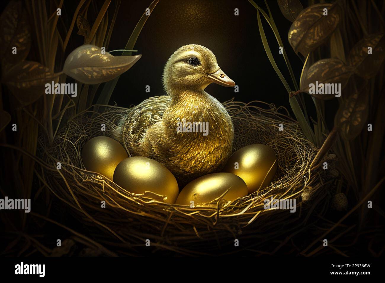 Huevo de ganso dorado fotografías e imágenes de alta resolución - Alamy