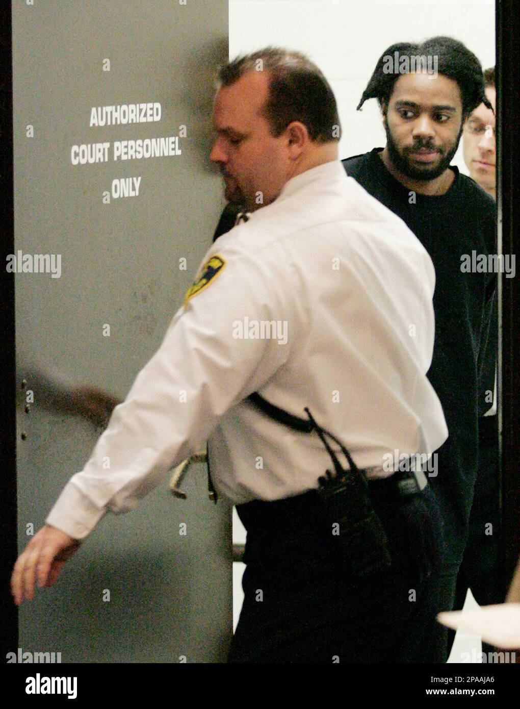 David Privette Of Boston Center Is Led Into Court For A Hearing Monday March 24 2008 In