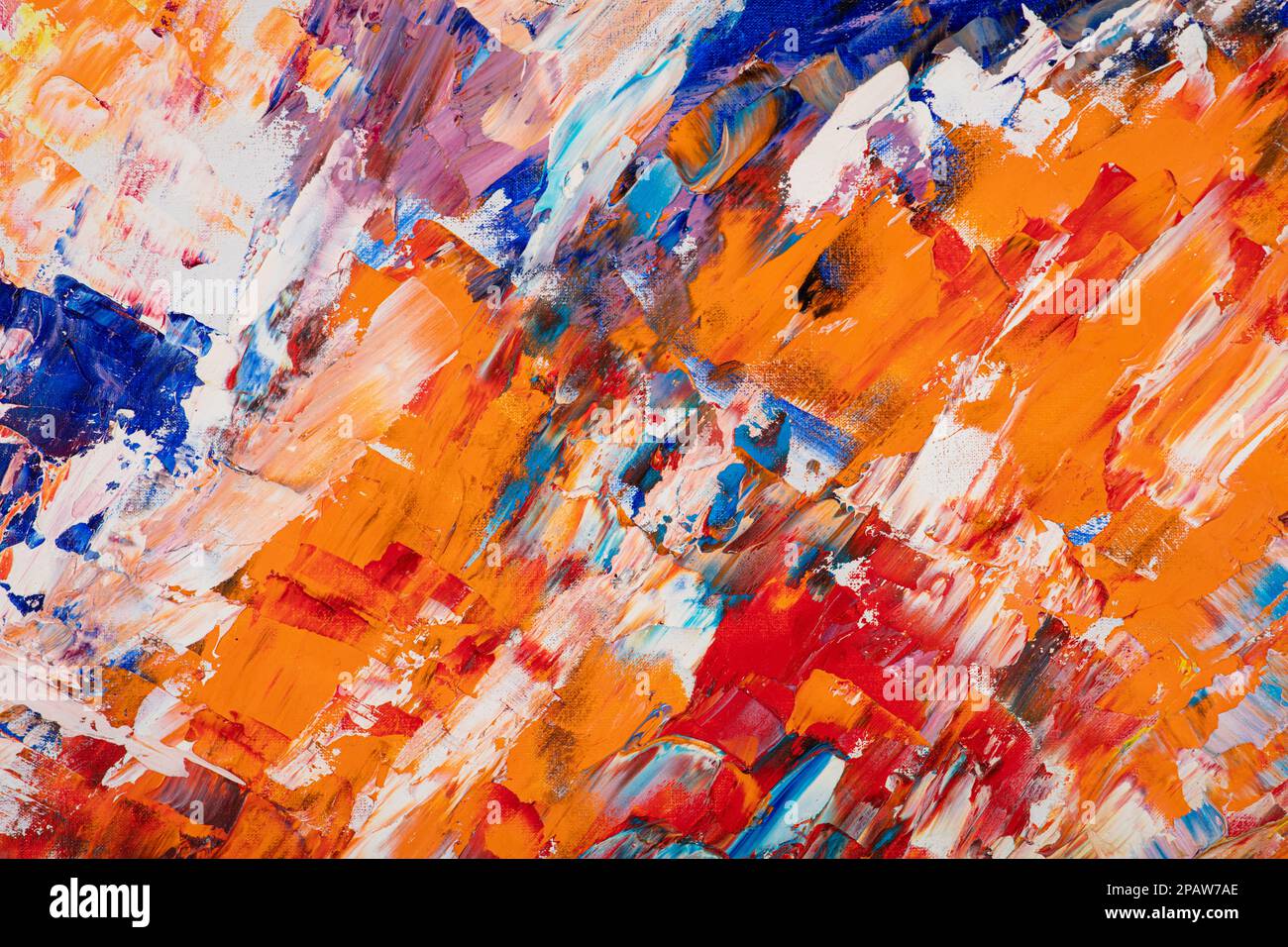 Contraste pintura de fondo en tonos amarillos, rojos, naranjas, obras de  arte en estilo impresionante. Moderno creativo tierno multicolor hermosa  obra de arte pintada por Fotografía de stock - Alamy