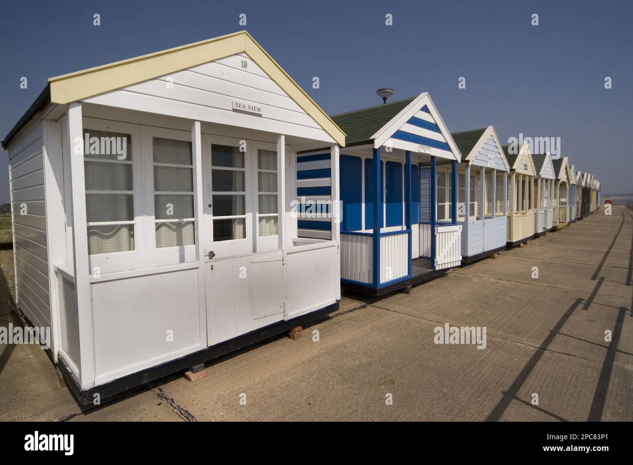 Cabañas de playa en el suroeste Foto de stock