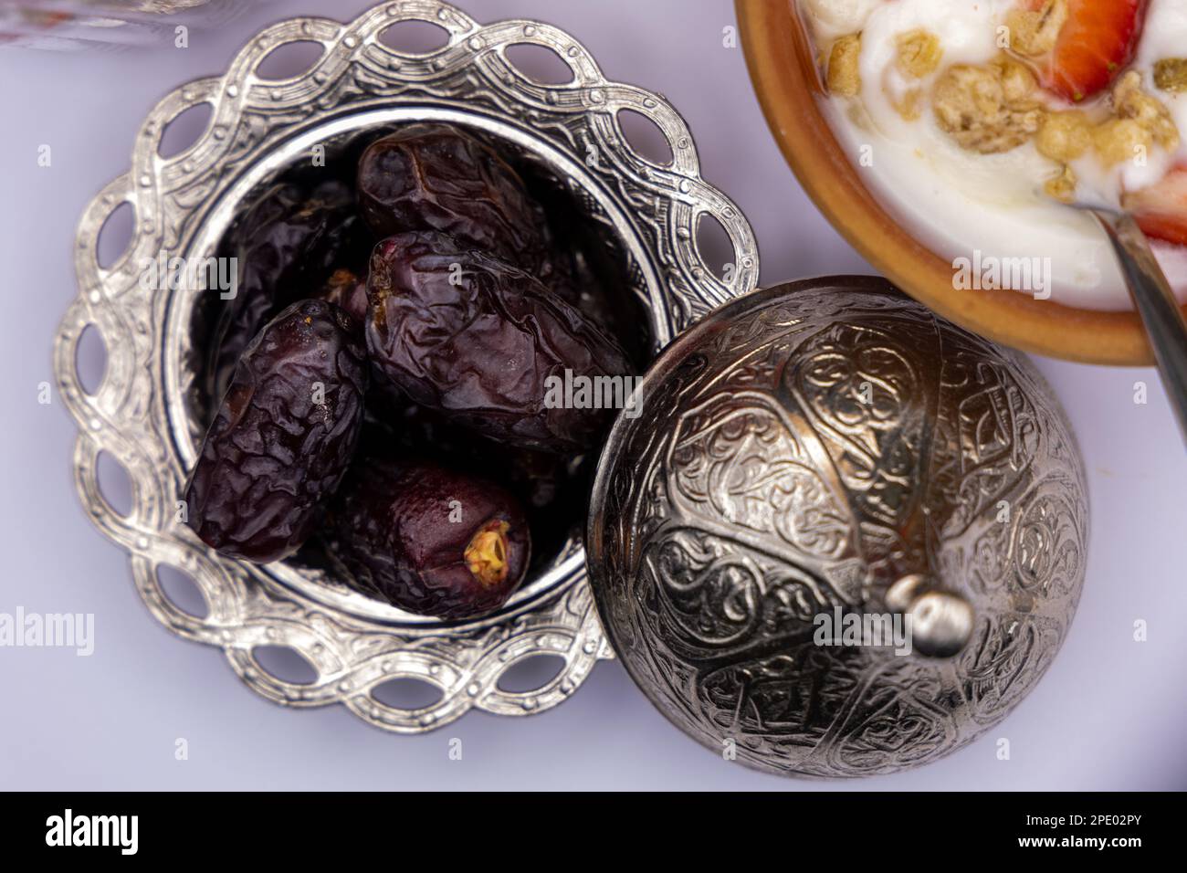 Fechas - Ramadán Food Foto de stock