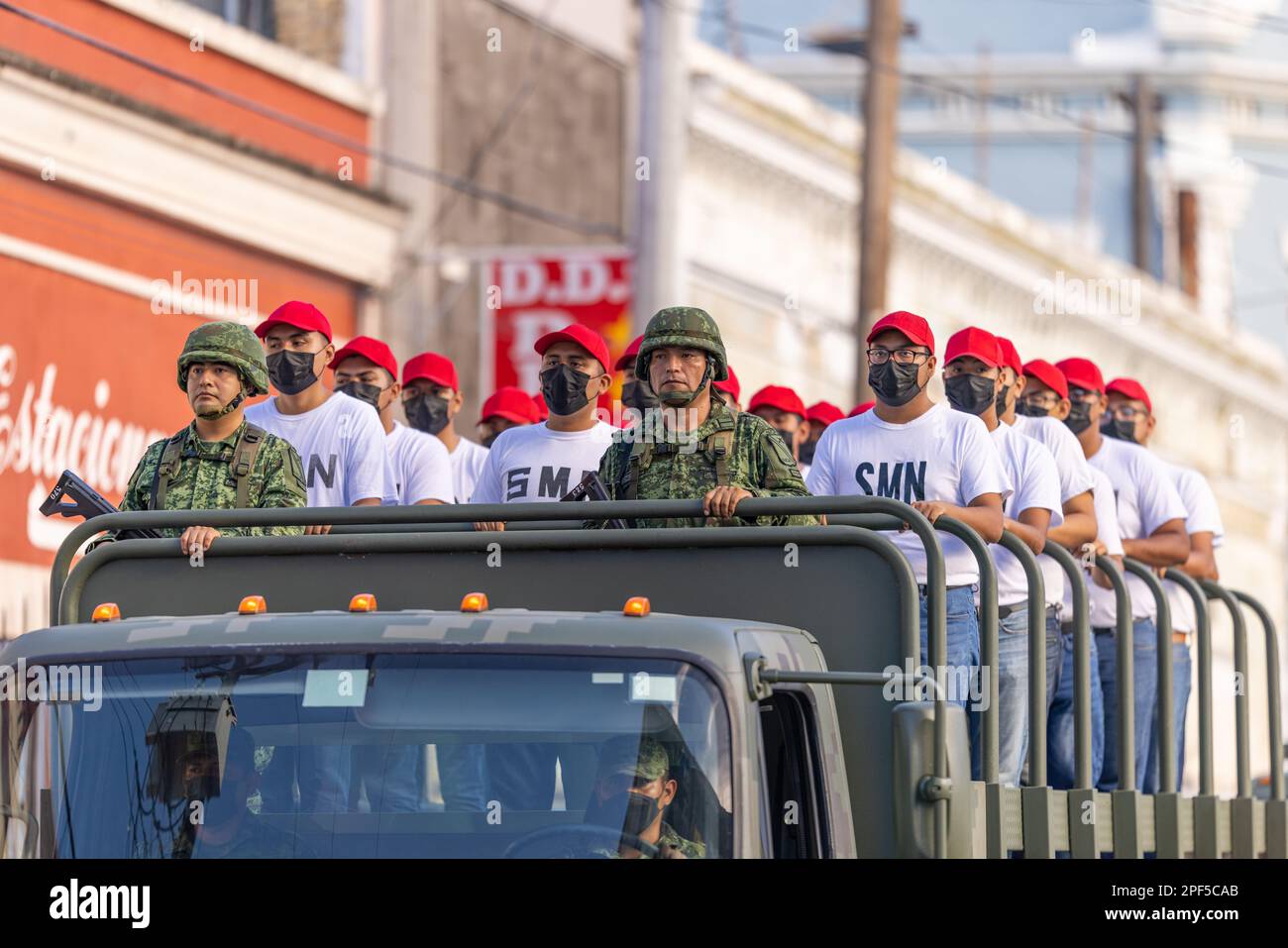 Matamoros, Tamaulipas, México 16 de septiembre de 2022 Desfile 16 de