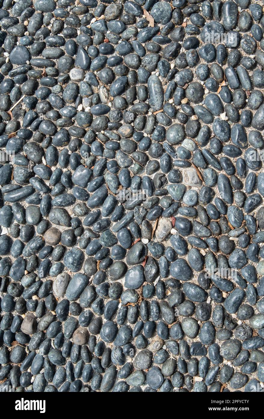 Pebble piedra piso textura de fondo. Fondo abstracto y textura para el