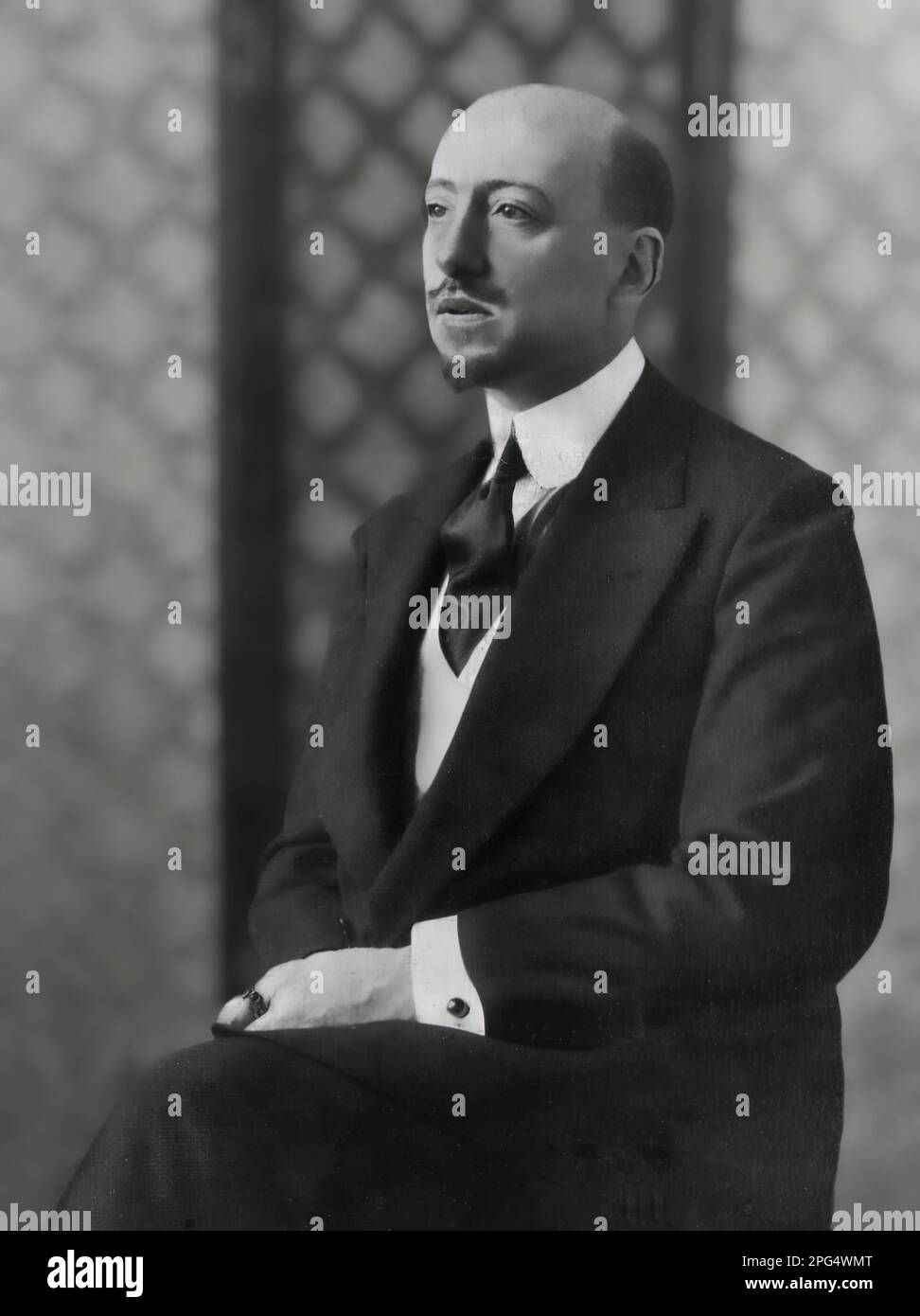 Gabriele d'Annunzio fue un escritor, poeta, dramaturgo, político soldado, periodista y patriota italiano, famosa figura de la Primera Guerra Mundial Foto de stock