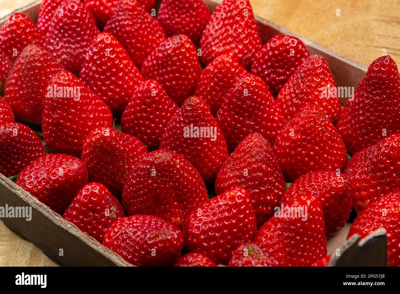 Fresa Roja Dulce. Cosecha De Fresas Frescas En Junio. Foto de archivo -  Imagen de dieta, travieso: 221514344