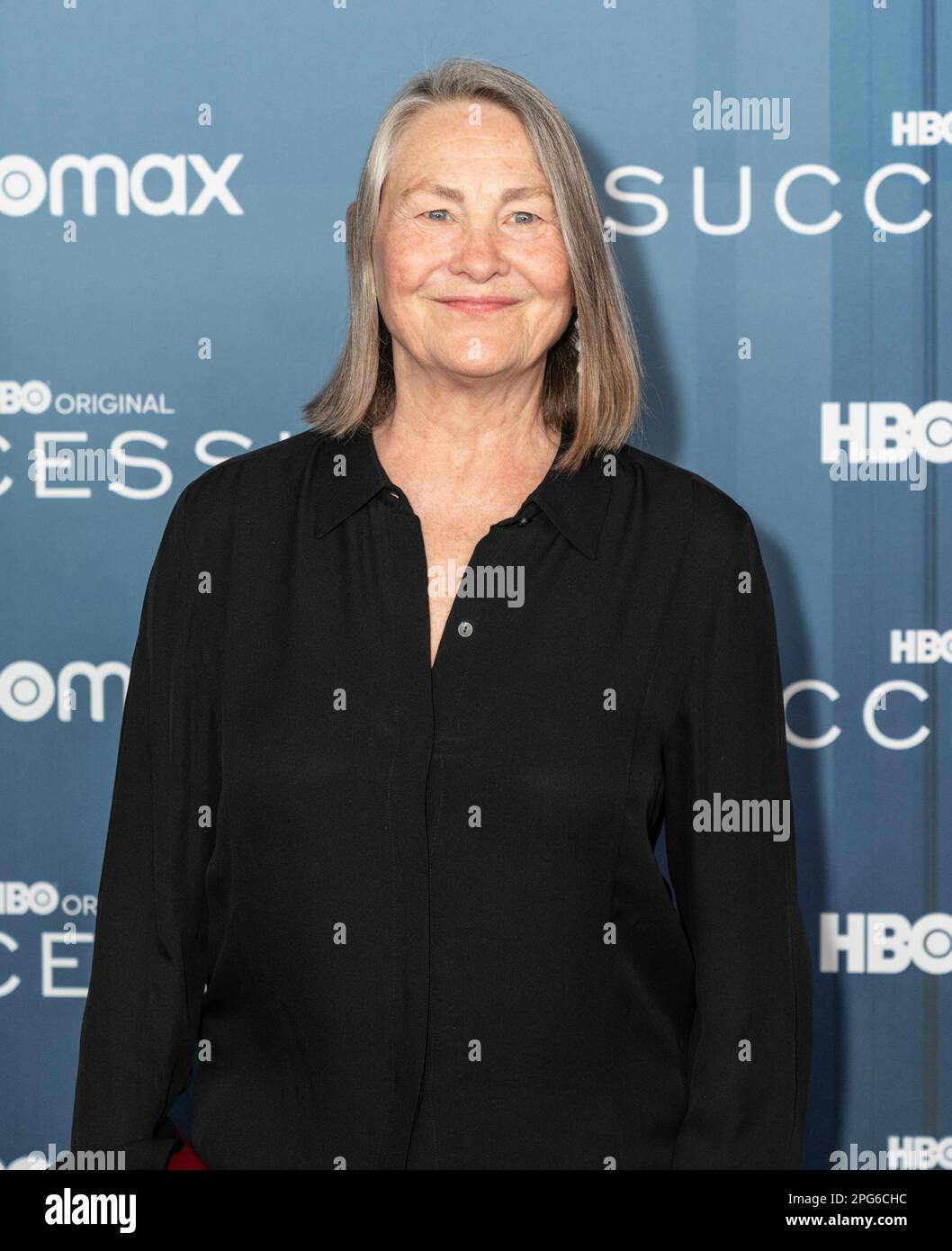 Cherry Jones asiste al estreno de la temporada 4 de 'Sucesión' de HBO