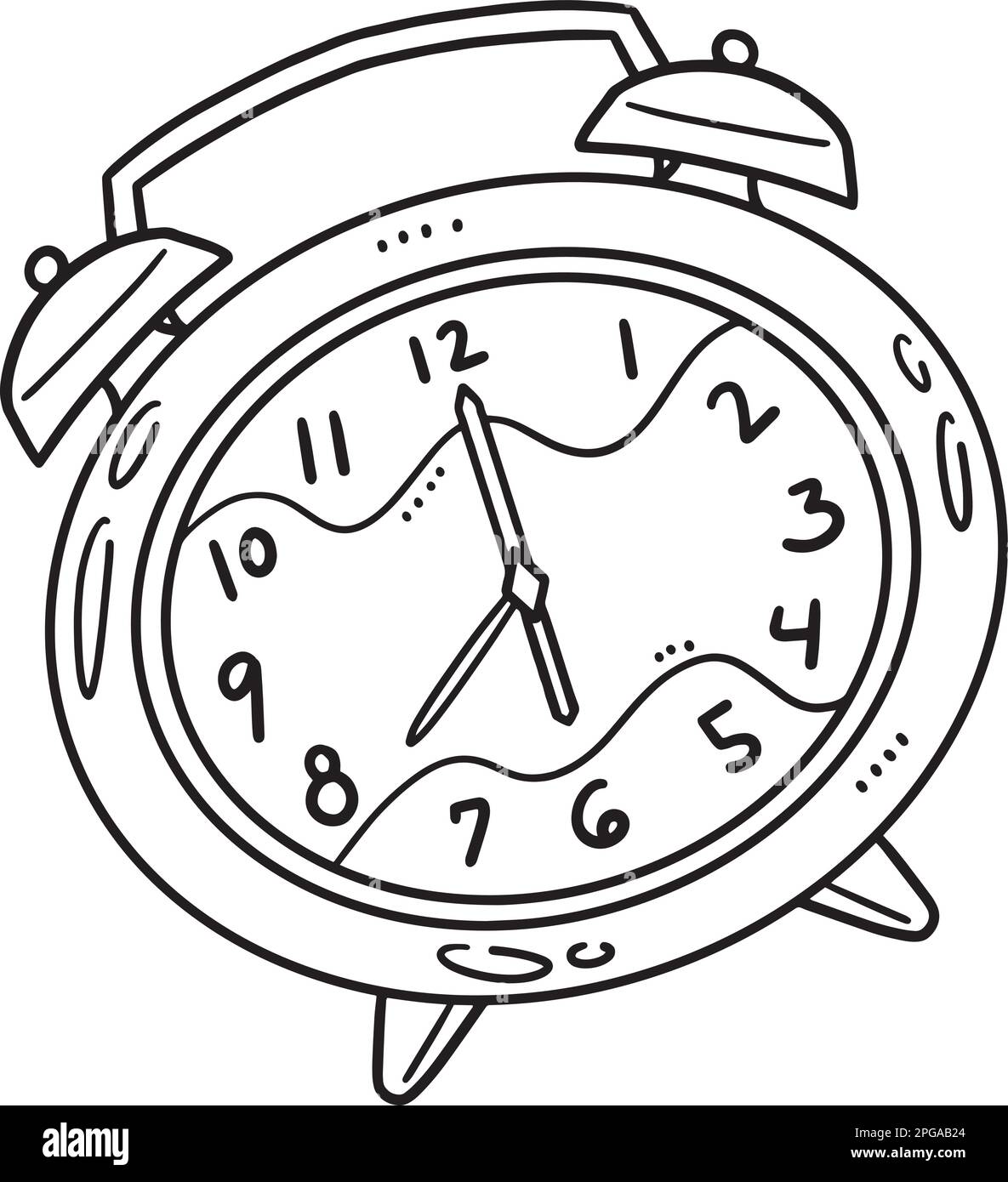 Reloj despertador para colorear sales