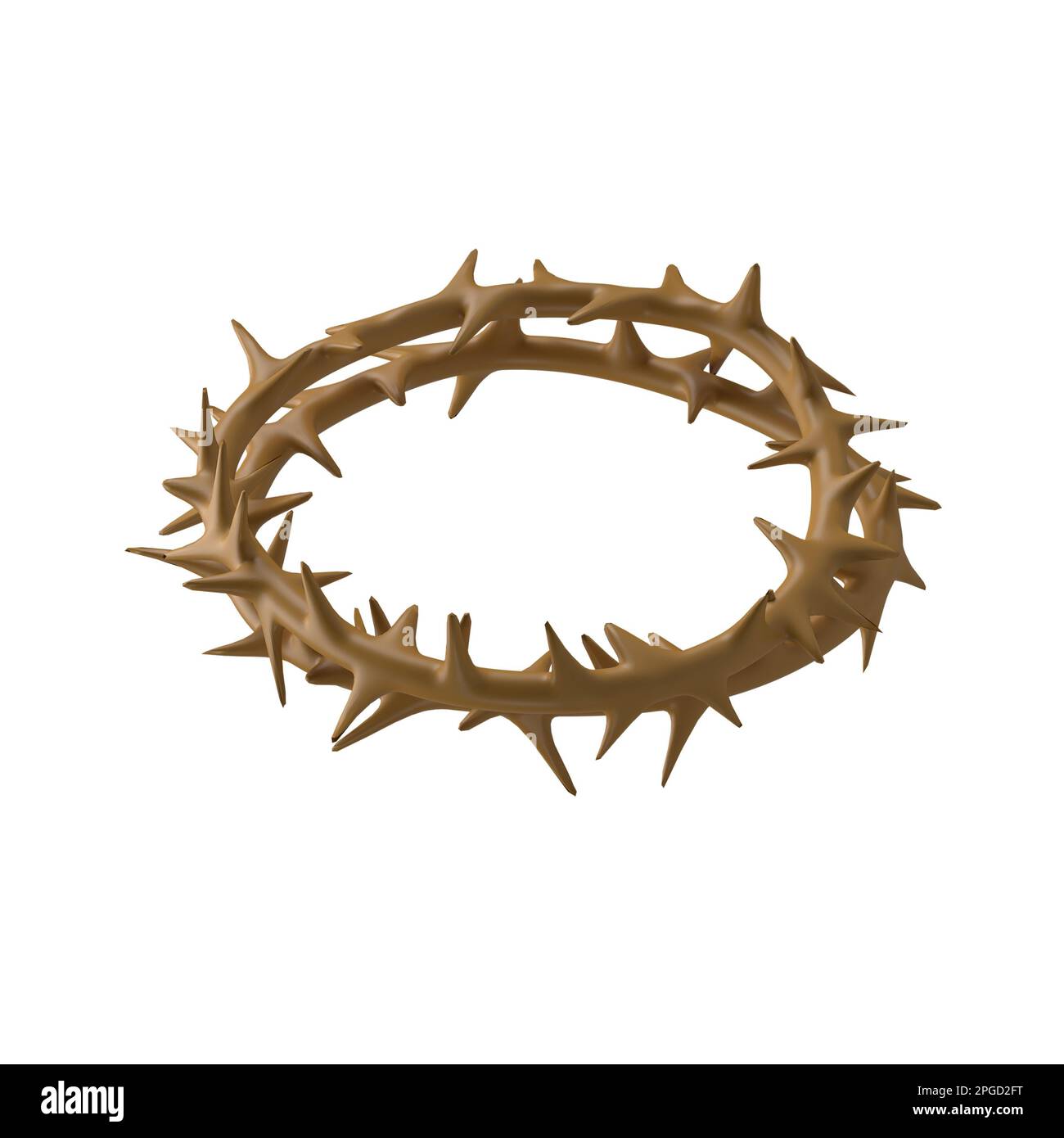 Corona de espinas de Jesucristo. Religión Pascua símbolo de salvación