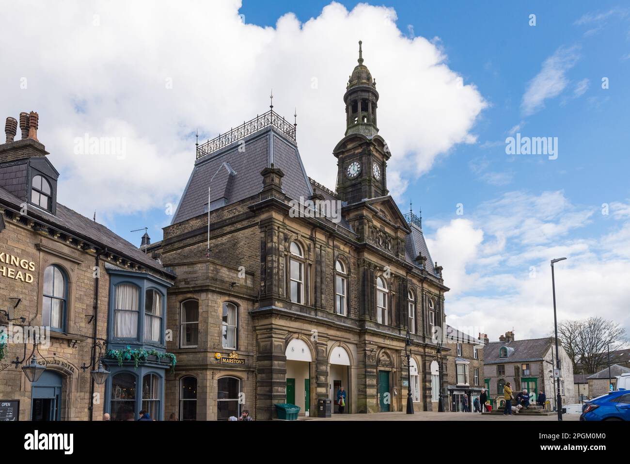 Ayuntamiento de Buxton en la ciudad de Peak District de Buxton, Derbyshire Foto de stock