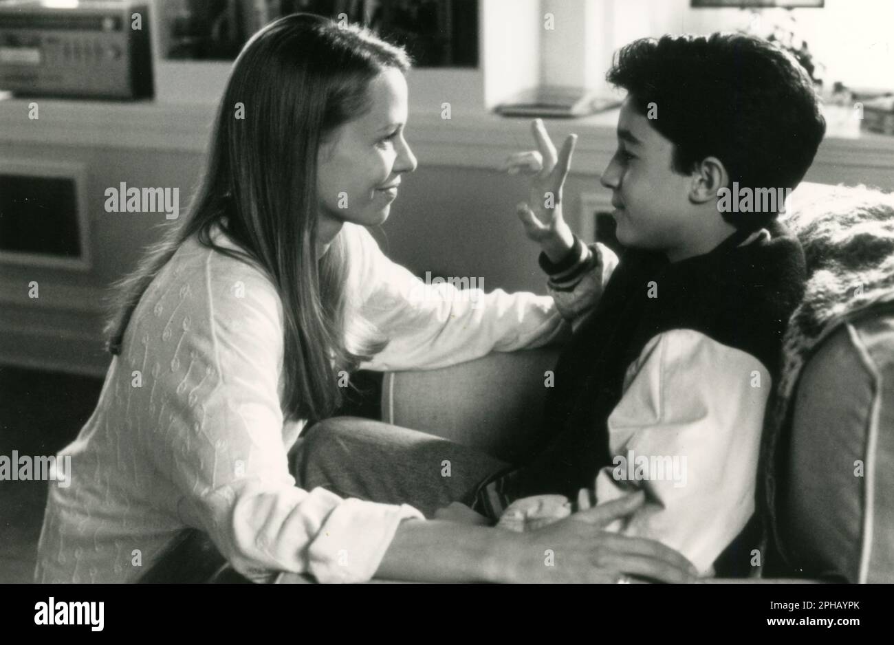La actriz Amy Morton y el actor Thomas Ian Nicholas en la película