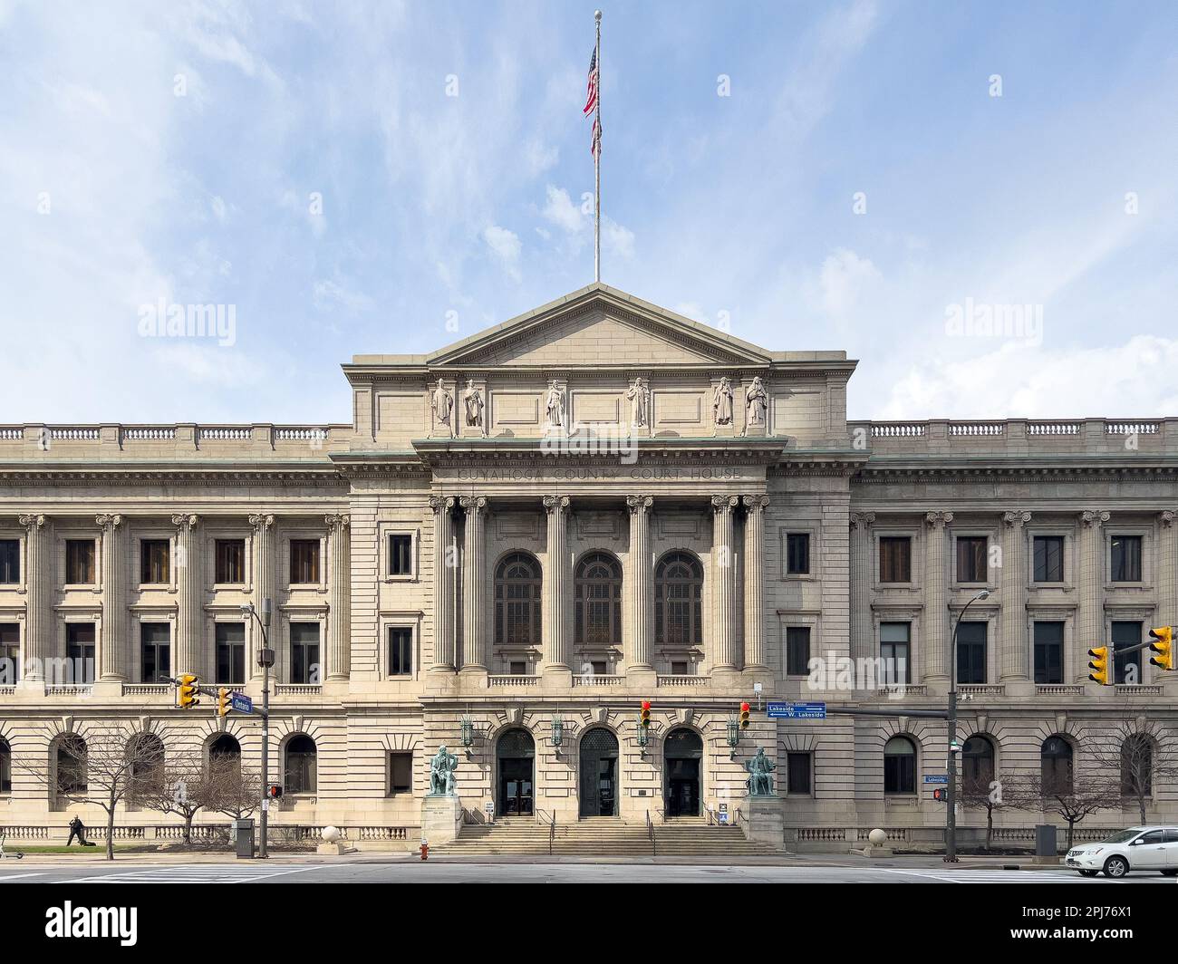El Palacio de Justicia del Condado de Cuyahoga fue inaugurado en 1912 y