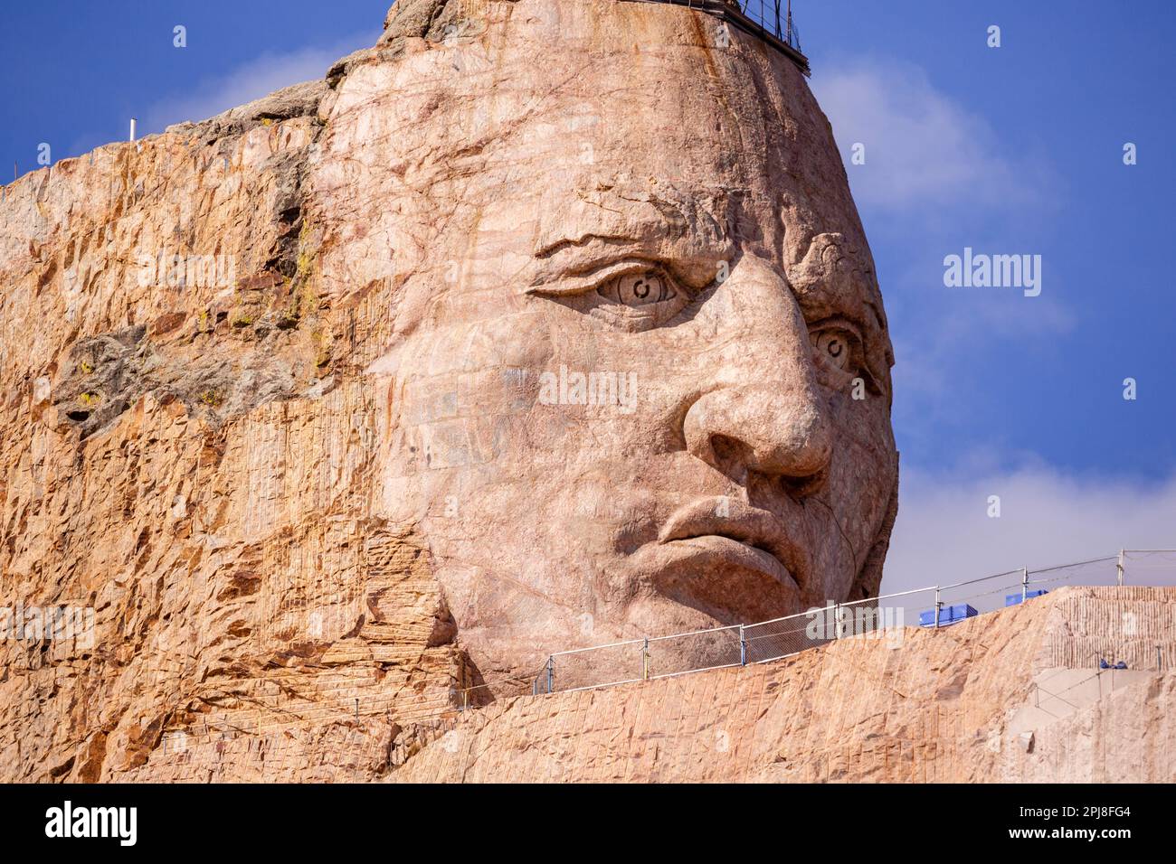 Crazy Horse Memorial, Black Hills, Dakota del Sur, Estados Unidos de América Foto de stock