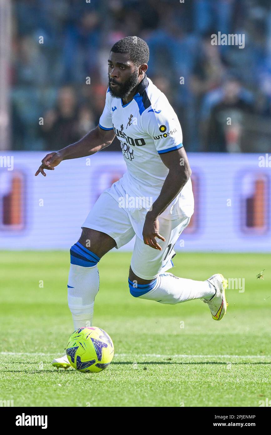 Maxime Lopex of US Sassuolo during Atalanta BC vs US Sassuolo, 10° Serie A  Tim 2022-23 game at Gewiss - Atleti Azzurri d'Italia Stadium in Bergamo (B  Stock Photo - Alamy