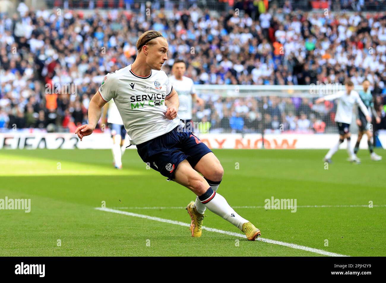 Londres, Reino Unido. 02nd de abril de 2023. Kyle Dempsey de Bolton