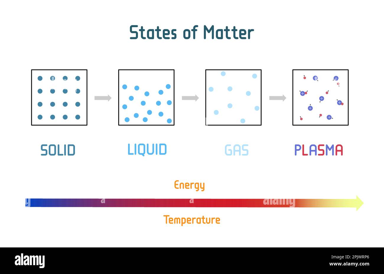 Cuatro Estados de la materia. Escuela científica y física educativa