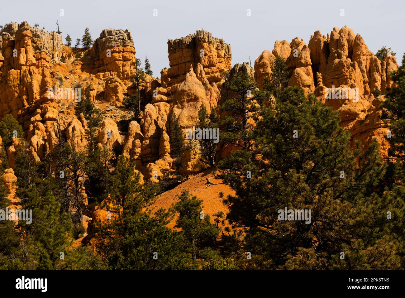 Majestuosa formación rocosa, Arizona, EE.UU Foto de stock