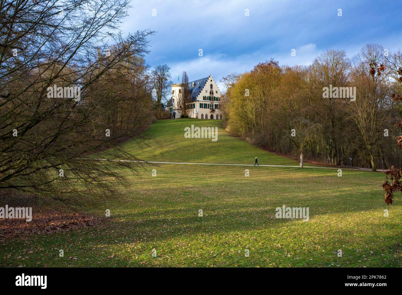 Rosenau Palace, lugar de nacimiento del Príncipe Alberto, consorte de la Reina Victoria, Coburg, Baviera, Alemania, Europa Foto de stock