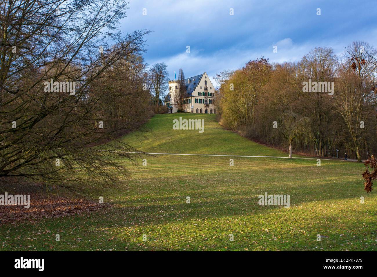 Rosenau Palace, lugar de nacimiento del Príncipe Alberto, consorte de la Reina Victoria, Coburg, Baviera, Alemania, Europa Foto de stock