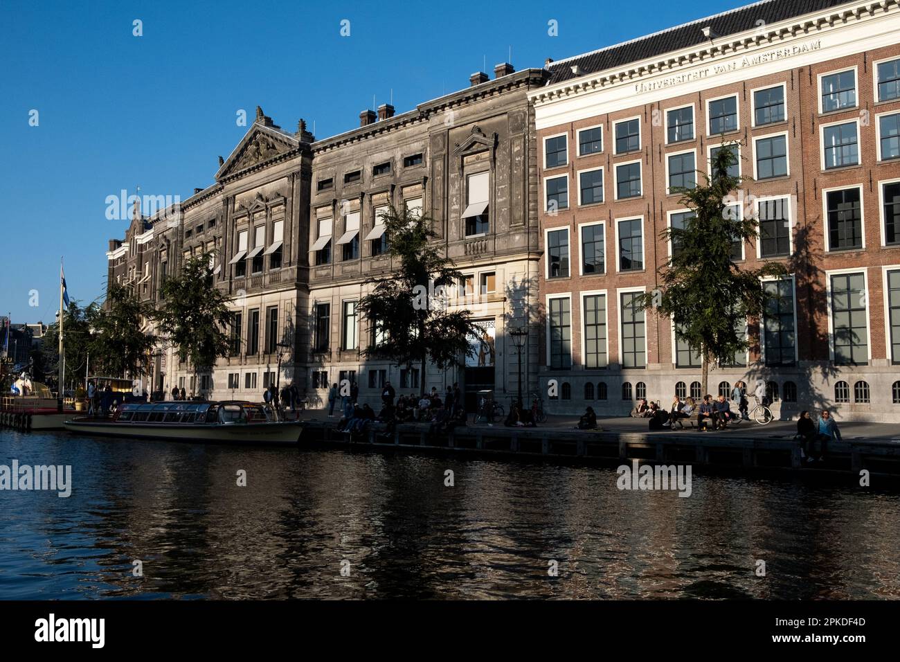 Países Bajos, Ámsterdam, otoño de 2021. Turismo y vida diaria en Amsterdam, Holanda. Fotografía de Martin Bertrand. Pays-Bas, Amsterdam, Automne 2021. T Foto de stock