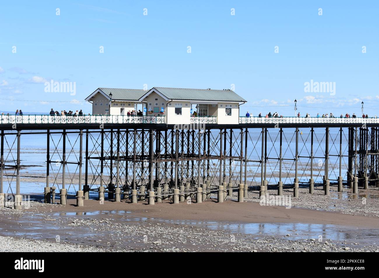 Muelle de Penarth, Penarth, Gales Foto de stock