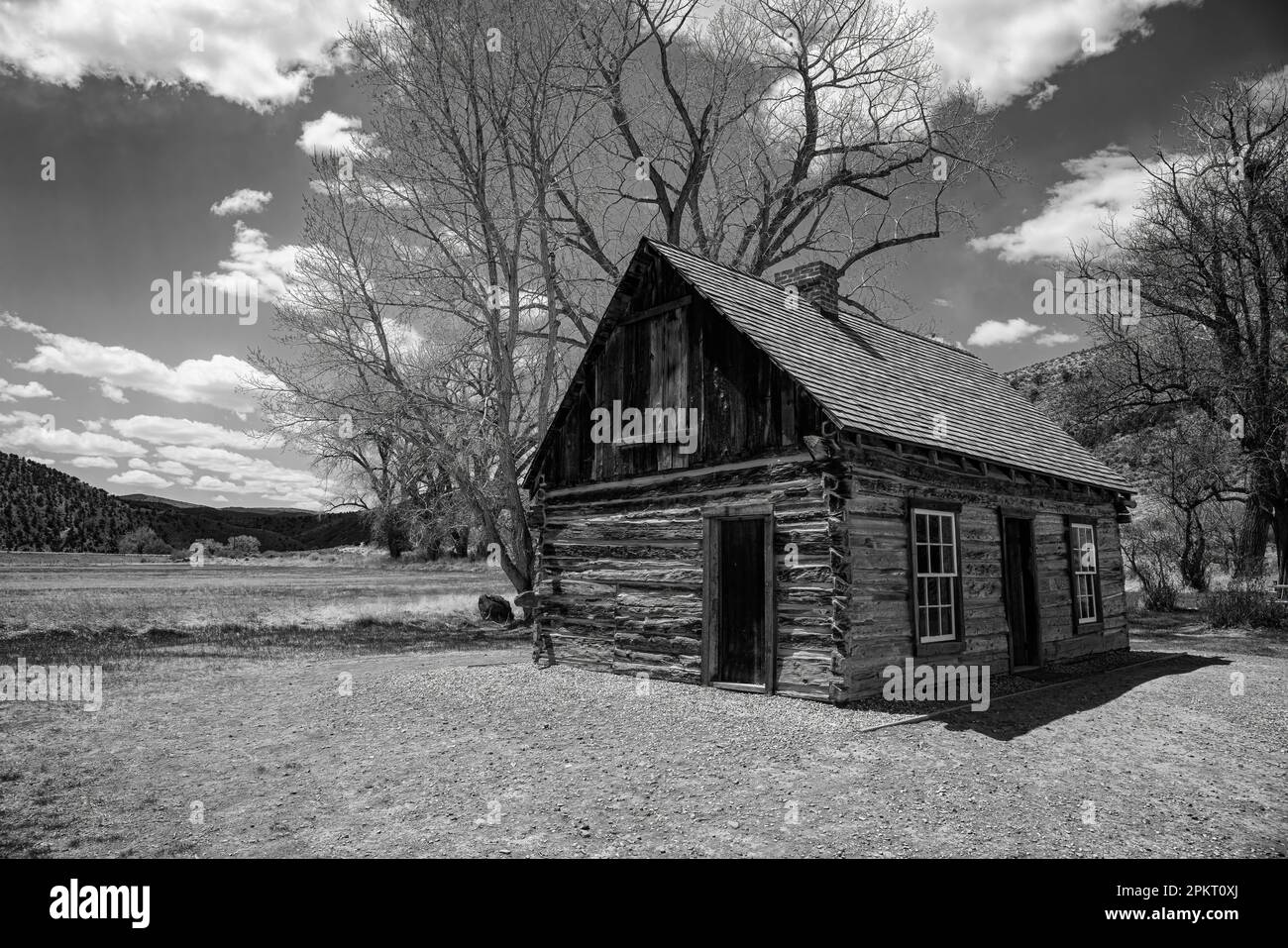 Hogar de la infancia de But h Cassidy en Circleville, Utah Foto de stock